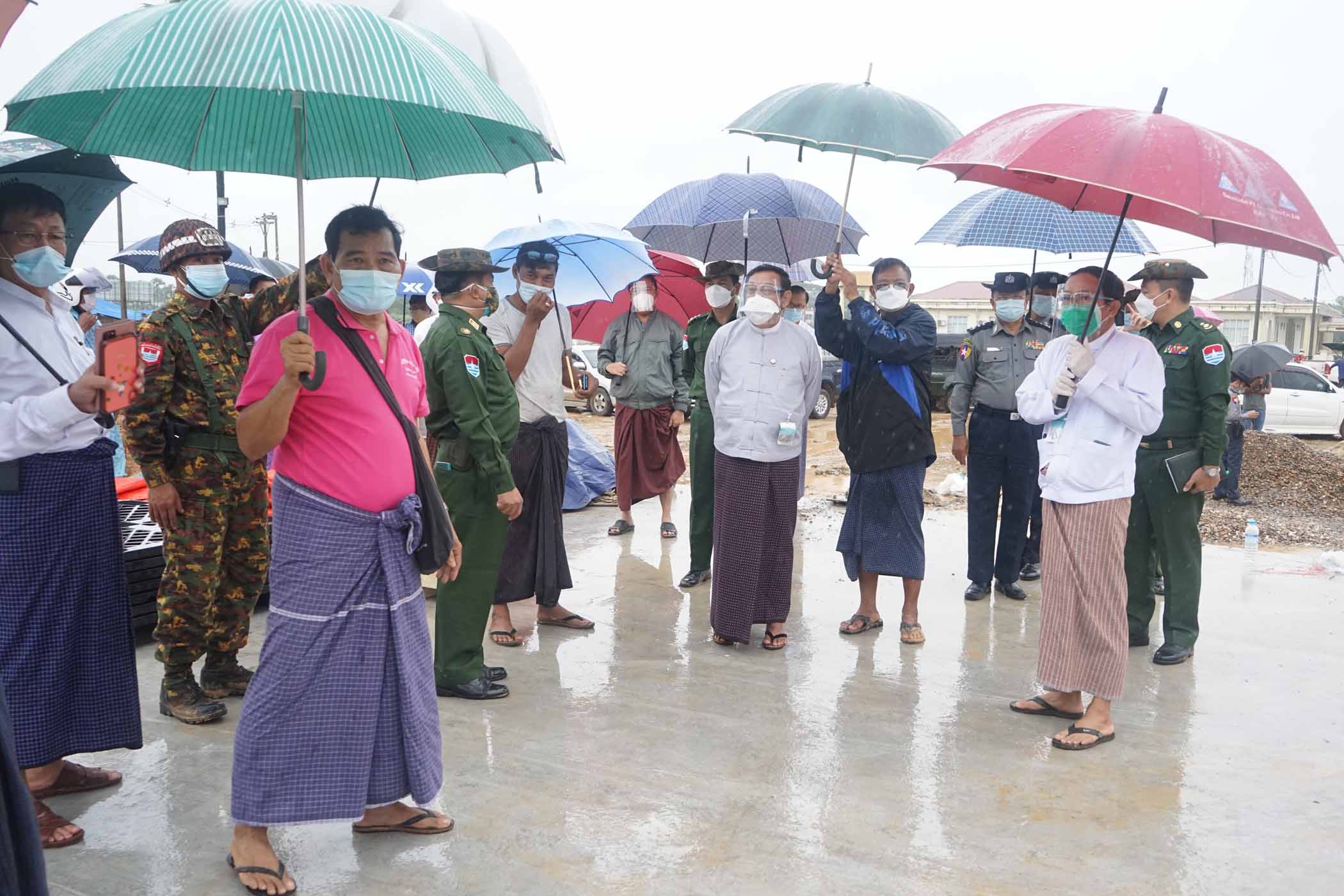 ထားဝယ်မြို့အောက်ဆီဂျင်စက်ရုံတည်ဆောက်ရေး အောက်ဆီဂျင်စက်ရောက်ရှိမှုအား တိုင်းဒေသကြီးအစိုးရအဖွဲ့ဝန်ကြီးချုပ်နှင့်တာဝန်ရှိသူများကြည့်ရှု့စစ်ဆေး