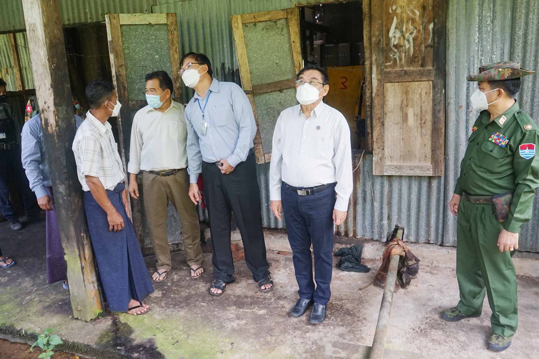 တနင်္သာရီတိုင်းဒေသကြီးအစိုးရအဖွဲ့ဝန်ကြီးချုပ်ဦးမြတ်ကို ထားဝယ်ခရိုင်(၄)မြို့နယ်အတွင်း လျှပ်စစ်ဓာတ်အားလုံလောက်စွာသုံးဆွဲနိုင်ရေးဖောင်းတောရေအားလျှပ်စစ်စက်ရုံသို့ကွင်းဆင်းကြည့်ရှု