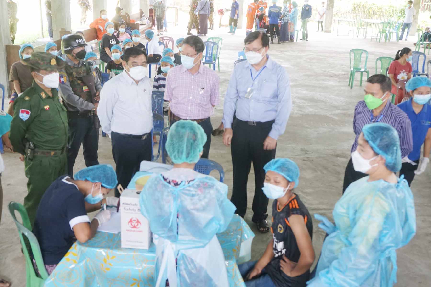 တနင်္သာရီတိုင်းဒေသကြီးအစိုးရအဖွဲ့ဝန်ကြီးချုပ်ဦးမြတ်ကို ထားဝယ်ခရိုင်(၄)မြို့နယ်အတွင်း လျှပ်စစ်ဓာတ်အားလုံလောက်စွာသုံးဆွဲနိုင်ရေးဖောင်းတောရေအားလျှပ်စစ်စက်ရုံသို့ကွင်းဆင်းကြည့်ရှု