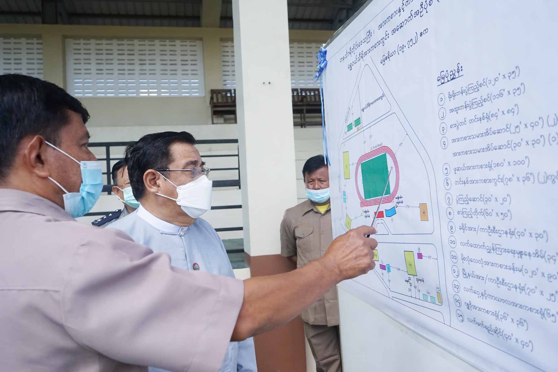 တနင်္သာရီတိုင်းဒေသကြီးအစိုးရအဖွဲ့ဝန်ကြီးချုပ်ဦးမြတ်ကို ဒေသဖွံ့ဖြိုးရေးလုပ်ငန်းများကြည့်ရှု့စစ်ဆေး