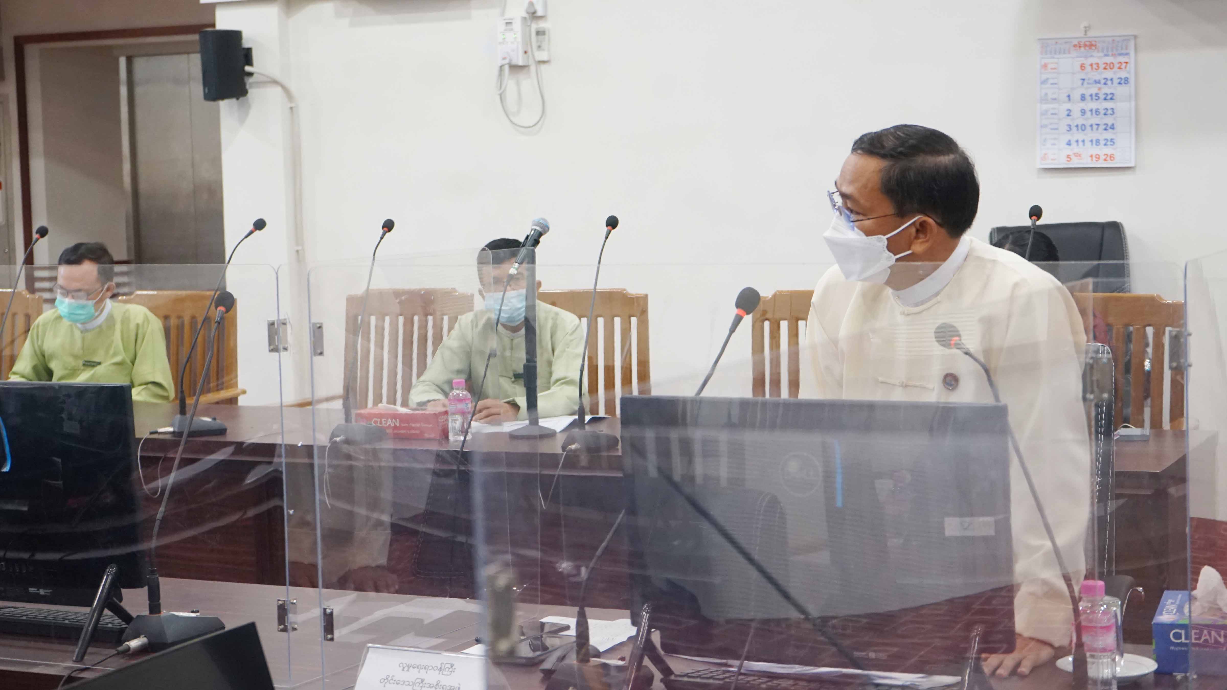 တနင်္သာရီတိုင်းဒေသကြီးကိုဗစ်-၁၉ ထိန်းချုပ်ရေးနှင့်အရေးပေါ်တုံပြန်ရေးဆိုင်ရာလုပ်ငန်းညှိနှိုင်းအစည်းအဝေး (၂/၂၀၂၂)ကျင်းပ